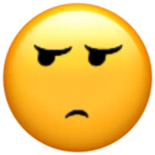 ☠️ 179d7361 Biểu tượng cảm xúc, Khuôn mặt, Biểu cảm, Không hứng thú, Mỉa mai telegram sticker