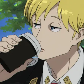 🚬 3894ce8f Anime, Männlich, Kaffee, Getränk telegram sticker