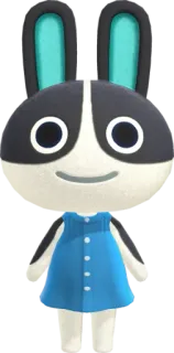 🐰 477f6479 Coco Animal Crossing animal crossing, coco, dorpsbewoner, konijn, spel telegram sticker