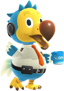 🦤 9aa164d2 Orville Animal Crossing DAL videogame, animal crossing, orville, dodo, vliegveld, vlucht telegram sticker
