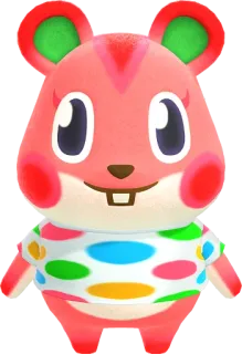 🐹 b56bbb23 Apple Animal Crossing appel, animal crossing, hamster, videogame, schattig, cartoon telegram sticker