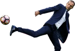 😎 76445c0c fútbol, fútbol, deportes, entrenador, mánager, patada whatsapp sticker