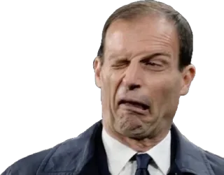 😉 811255d2 entrenador, fútbol, allegri, fútbol, italiano whatsapp sticker