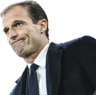 😐 923de51c fútbol, entrenador, Allegri, mánager, atleta whatsapp sticker