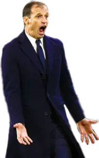 🤬 9a57b1f3 hombre, entrenador, traje, gritando, fútbol whatsapp sticker