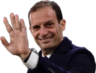 🤚 ebd938b7 Massimiliano Allegri fútbol, entrenador, italia, fútbol, allegri whatsapp sticker