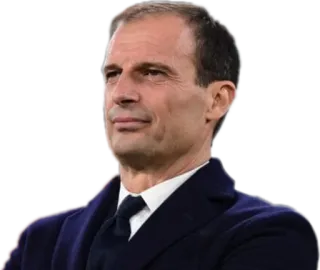 🤔 f241b99a Massimiliano Allegri entrenador de fútbol, fútbol, Allegri, mánager, italiano whatsapp sticker