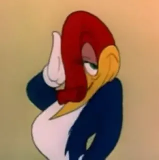 😏 0a05e003 Woody Woodpecker Hoạt hình, Chim, Chim gõ kiến, Hài hước telegram sticker