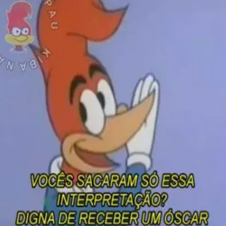 🤫 502f08c5 Woody Woodpecker VOCÊS SACARAM SÓ ESSA INTERPRETAÇÃO? DIGNA DE RECEBER UM ÓSCAR Phim hoạt hình, Woody Woodpecker, Vui nhộn, Hoạt hình telegram sticker