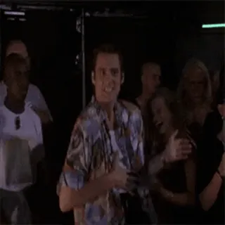 🕺 a8295030 Ace Ventura Ace Ventura: Pet Detective Jim Carrey, comedy, movie scene, club telegram sticker