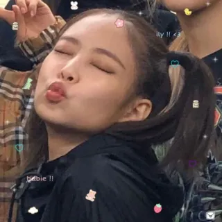 😚 6eaa4d30 ily !! <3
babie !! mujer, beso, persona, lindo, kpop telegram sticker