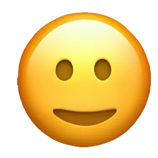 🥑 01081f2c Emoji, Smiley, Senang, Kuning, Sederhana telegram sticker