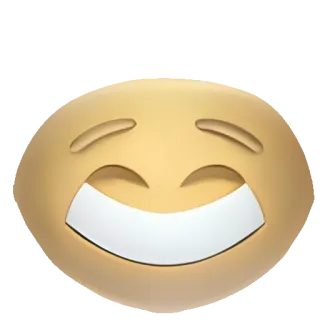 🥑 16b6be90 smiley, emoji, senang, wajah, kartun, ceria, tertawa telegram sticker