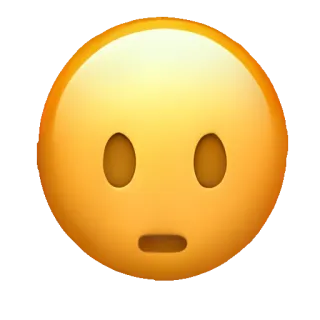 🥑 4c4eea94 Emoji, Wajah, Terkejut, Ekspresi, Emosi, Terkejut telegram sticker