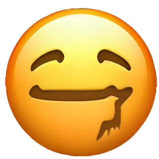 🥑 9c4669ea Emoji, Sombong, Ngeces, Smiley, Wajah, Ekspresi telegram sticker