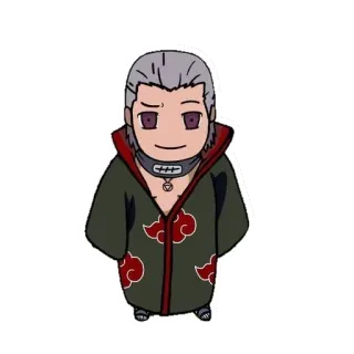 💗 30f052e2 Kakuzu Naruto 动漫, 火影忍者, 角都, 晓, 贴纸 telegram sticker