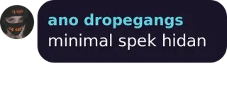 💗 54c0d5d4 ano dropegangs
minimal spek hidan telegram sticker