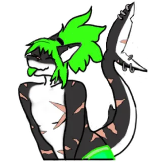 😜 8fb46581 Фурри, Акула, Мультфильм, Аниме, Антро telegram sticker