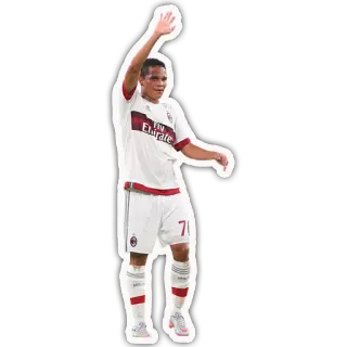 🔼 b4cad415 Fly Emirates futebol, esportes, atleta, AC Milan, futebol telegram sticker