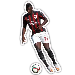 🎦 e301a1a4 futebol, jogador, atleta, esportes, Milan telegram sticker