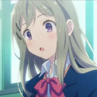 💈 57f071fa 애니메이션, 소녀, 교복, 귀여운, 만화 whatsapp sticker