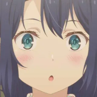 💈 de74b59e 애니메이션, 만화, 얼굴, 표정, 소녀 whatsapp sticker