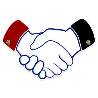 🤝 8b1c77f9 jabat tangan, kesepakatan, perjanjian, kolaborasi, kemitraan whatsapp sticker