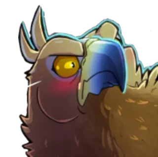 🥶 66b68717 gryf, ptak, zwierzę, mityczny, stworzenie telegram sticker