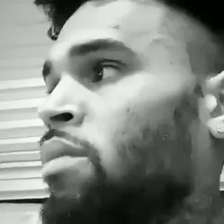 🏀 1ba9cce1 hombre, cara, retrato, escala de grises, perfil, hombre con barba telegram sticker