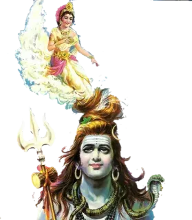 ✨ 091585d0 Shiva ヒンドゥー教, ヒンドゥーの神, シヴァ, インド文化, 神, 三叉槍 telegram sticker