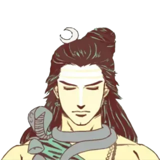 ✨ 400dbc5b Shiva ヒンドゥー教, 神, 宗教, 神, スピリチュアル telegram sticker