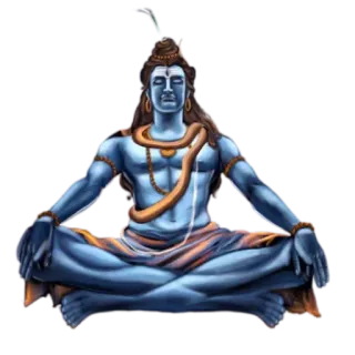 ✨ 5e0c8710 Shiva ヒンドゥー教, 瞑想, シヴァ, 神, ヨガ, インド文化 telegram sticker