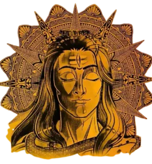 ✨ 5eaf12a3 Shiva シヴァ, ヒンドゥー教, インドの神, シヴァ神, 宗教, ヒンドゥー, 神 telegram sticker