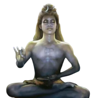 ✨ 780a8d22 Shiva ヒンドゥー教, シヴァ, 瞑想, ヨガ, 宗教 telegram sticker