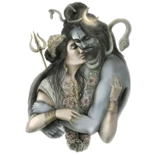 ✨ 82c104dc Shiva, Parvati ヒンドゥー教, ヒンドゥーの神々, 神, 神様, シヴァ, パールヴァティー telegram sticker