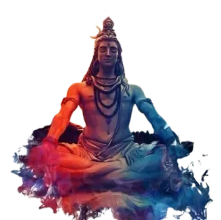 ✨ ab660a55 Shiva シヴァ, ヒンドゥー教, 神, 瞑想, 神様, ヨガ telegram sticker