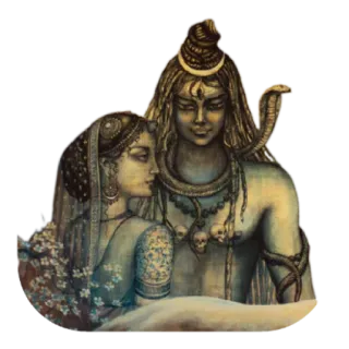 ✨ d74d7f7e Shiva ヒンドゥー教, シヴァ, パールヴァティー, インドの神々, 神々 telegram sticker