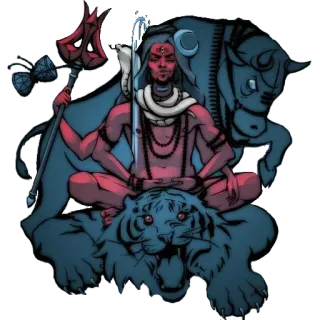 ✨ ddbaaa1e Shiva ヒンドゥー教, シヴァ, 神, 神様, インド文化, スピリチュアリティ, 神話 telegram sticker
