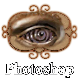 👀 f03c9661 Photoshop Auge, Spirale, Adobe, Foto, Bearbeitung telegram sticker