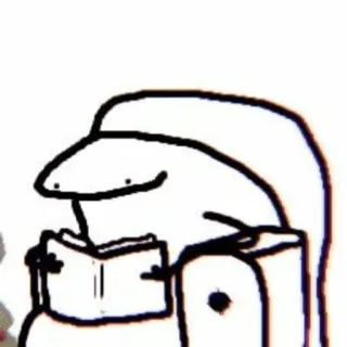 📖 7874332a florkofcows, leyendo, libro, sofá, dibujos animados, meme, monigote telegram sticker