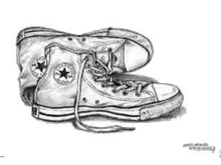 ⛸ b890b0b0 chaussures, baskets, converse, chaussures, dessin telegram sticker