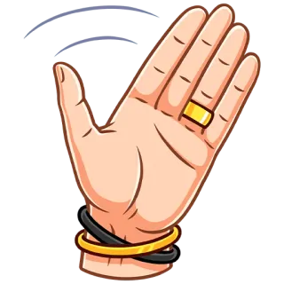 👋 8acdc41e 손, 제스처, 반지, 팔찌 telegram sticker