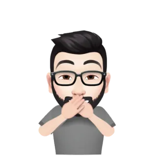 ✳️ ce46949f Silenzio, Non parlare male, Taci, Segreto, Emoticon, Avatar telegram sticker