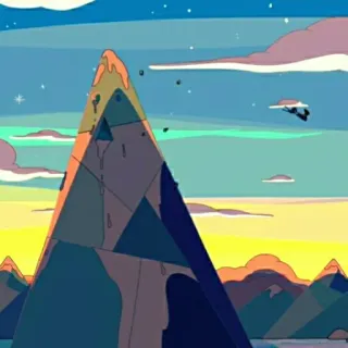 🥳 86f7196b hoạt hình, núi, phong cảnh, thiên nhiên telegram sticker