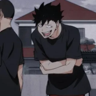 🤣 3260aef9 Anime, Haikyuu, Nhân vật, Cười, Hoạt hình, Hài hước, Tóc đen telegram sticker