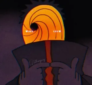 ⛰️ 0f3c2c71 Tobi Naruto Anime, Naruto, Tobi, Charakter telegram sticker