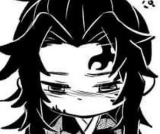 🀄️ bc76f757 Kokushibo Demon Slayer Аниме, Манга, Клинок рассекающий демонов, Кокушибо, Чиби, Наклейка telegram sticker