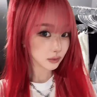 ✉️ 11e8c0ce 女性, 赤髪, 女の子, ポートレート, 美人, 可愛い, 若い女性, 女性 telegram sticker