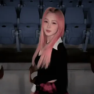 ✉️ 91c6d3c4 女性, ピンク髪, ポートレート, 人, 女の子 telegram sticker