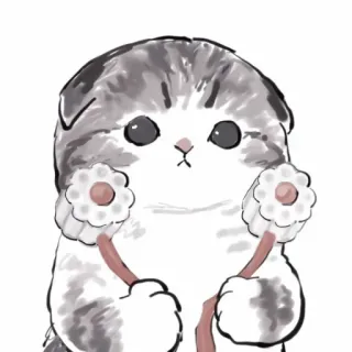 🍹 52197c17 kot, kociak, słodki, sushi, zwierzę, zwierzak, kawaii whatsapp sticker